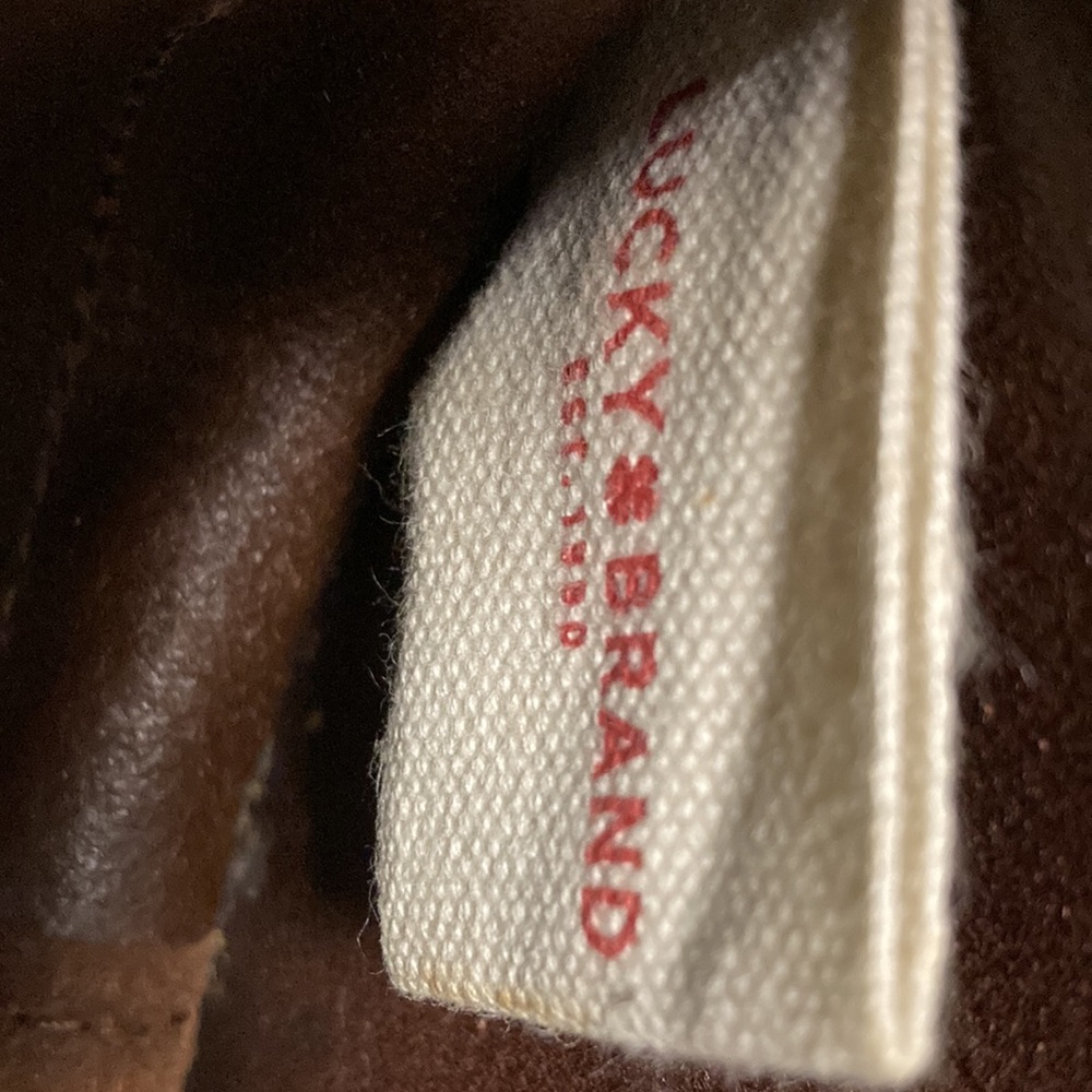 Lucky Brand Leather Bag Sz Medium - Picture 16 of 16